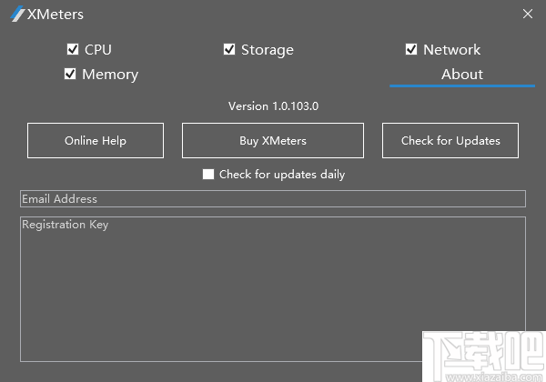XMeters(任务栏信息显示工具)