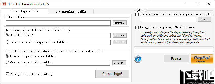 Free File Camouflage(文件伪装图片工具)
