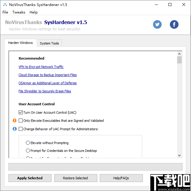 SysHardener(系统安全配置软件)