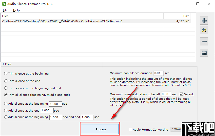 Audio Silence Trimmer Pro(音频静音修剪器)