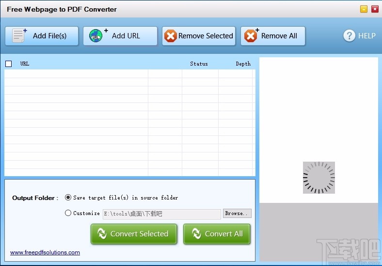 Free Webpage to PDF Converter(免费网页转PDF转换器)