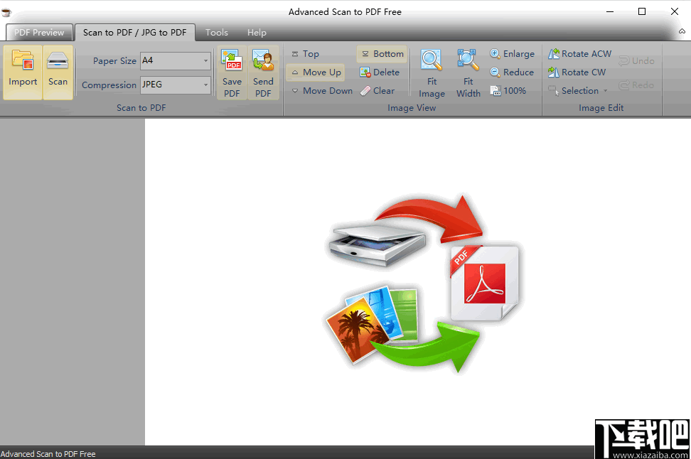 Advanced Scan to PDF Free(PDF格式转换工具)