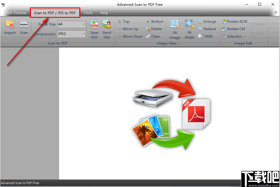 Advanced Scan to PDF Free(PDF格式转换工具)