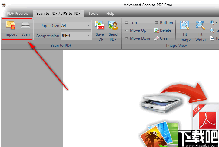 Advanced Scan to PDF Free(PDF格式转换工具)