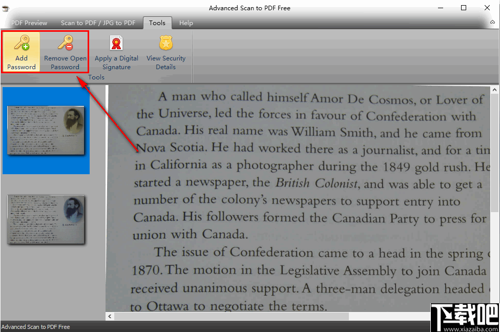 Advanced Scan to PDF Free(PDF格式转换工具)