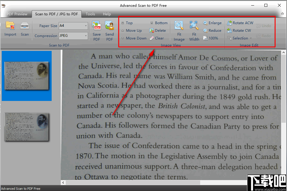 Advanced Scan to PDF Free(PDF格式转换工具)