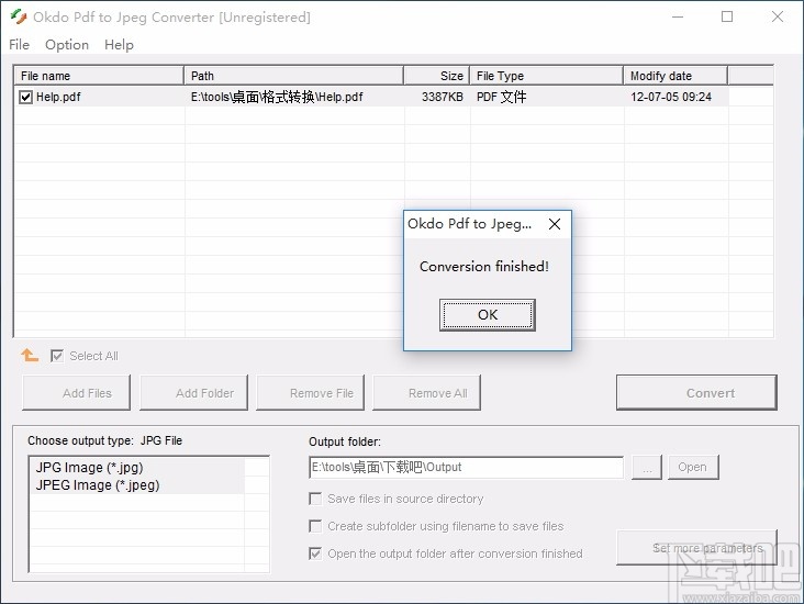 Okdo Pdf to Jpeg Converter(PDF转JPEG转换器)