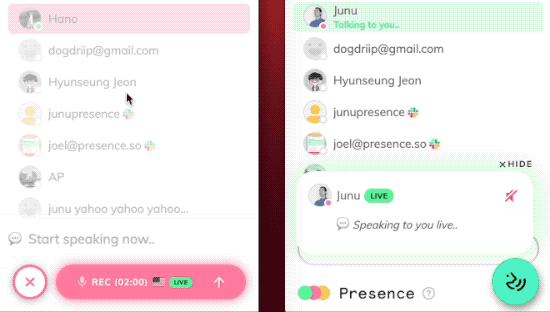 Presence(远程语音聊天软件)