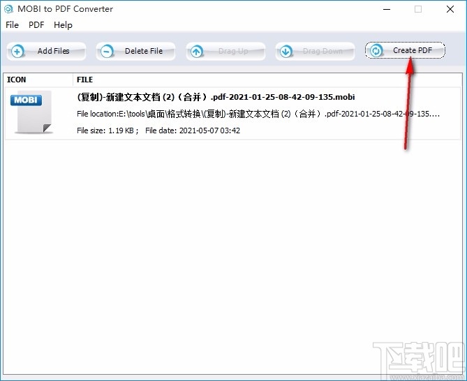 MOBI to PDF Converter(MOBI转PDF转换器)