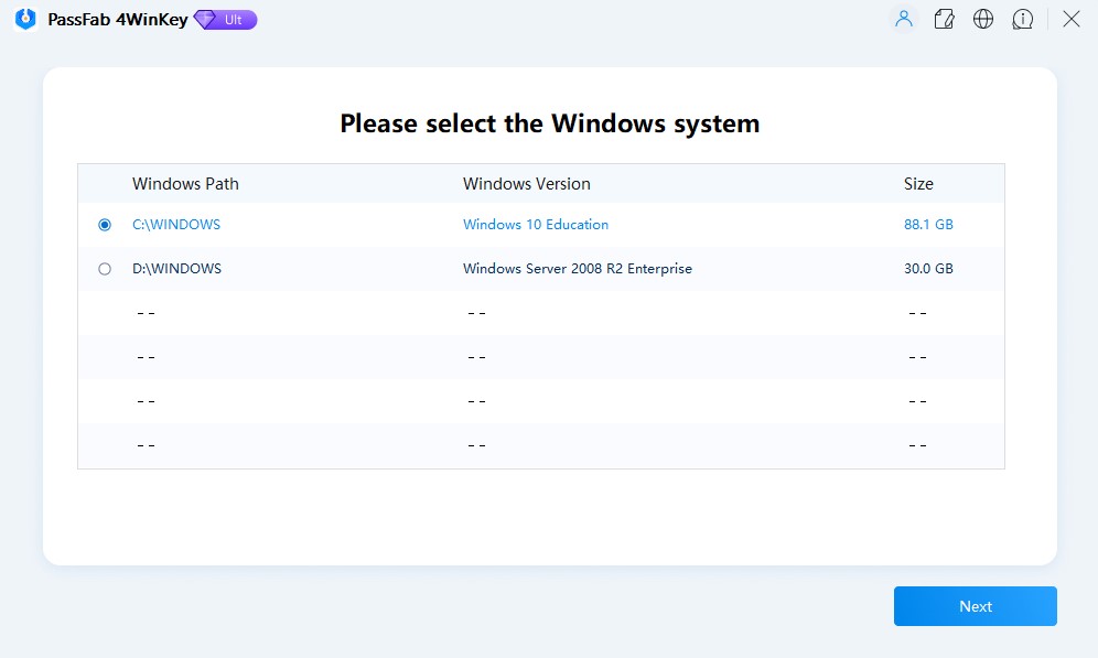 PassFab 4WinKey(密码恢复软件)