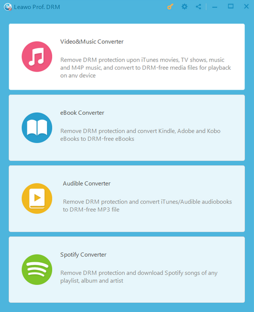 Leawo Prof. DRM(DRM文件转换工具)