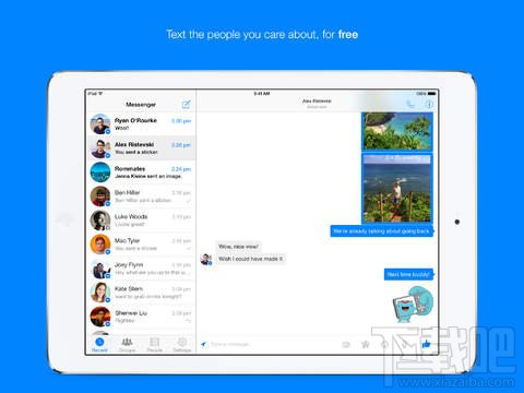 Facebook推出iPad版Facebook Messenger应用