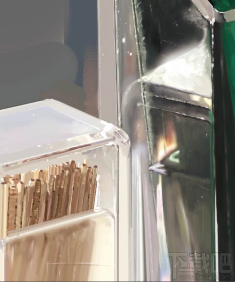 用Photoshop CC绘制在茶餐厅静静等待的美女