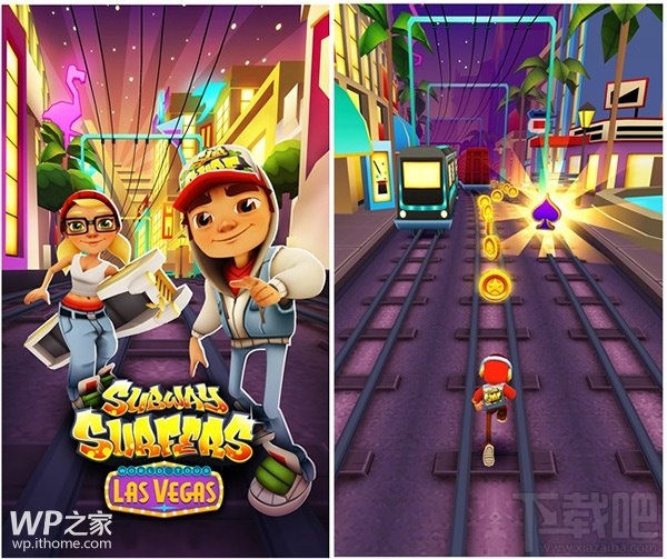 WP8.1《地铁跑酷》更新:维加斯风情