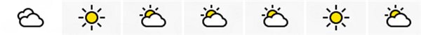 Win10小娜Cortana换上了新版彩色天气图标