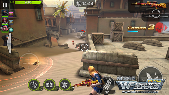 全民突击困难精英关卡1-5无限狙击三星过关