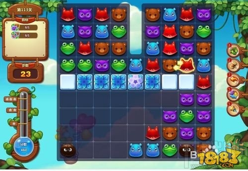 开心消消乐113关攻略