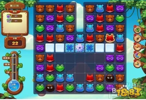开心消消乐113关攻略
