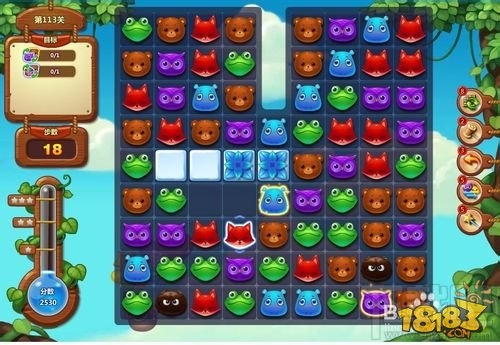 开心消消乐113关攻略