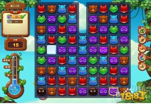 开心消消乐113关攻略