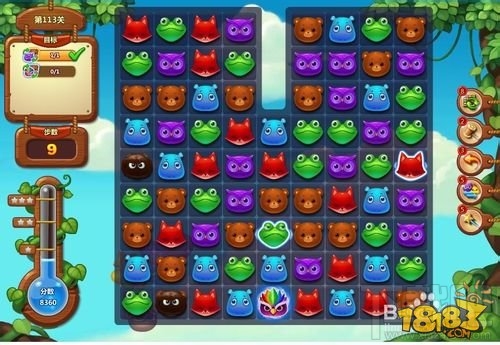 开心消消乐113关攻略