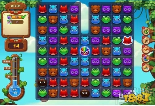 开心消消乐113关攻略