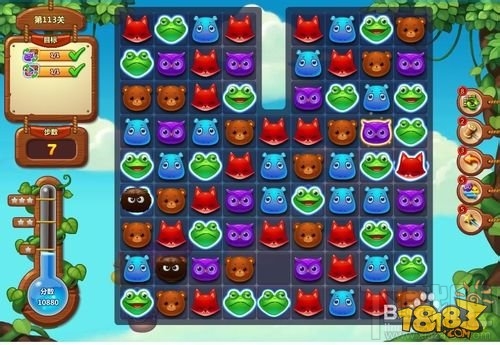 开心消消乐113关攻略