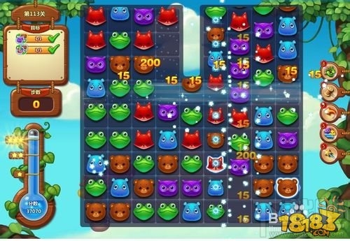开心消消乐113关攻略