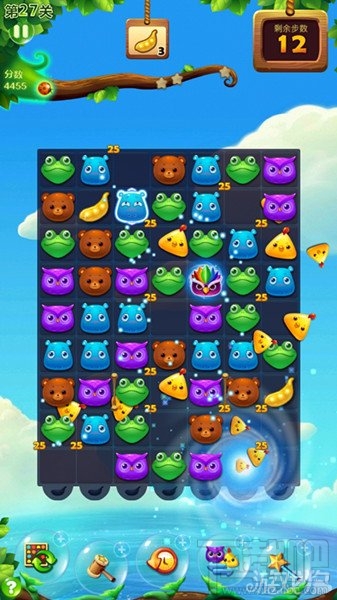 开心消消乐小木追的妙用拯救最后一步