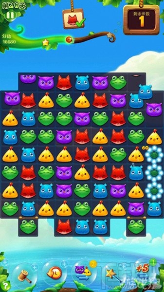 开心消消乐小木追的妙用拯救最后一步