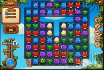 开心消消乐320关攻略收集目标动物