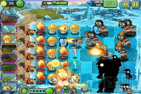 冰河世界第24天攻略,植物大战僵尸2冰河世界第24天通关技巧