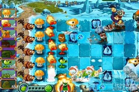 冰河世界第16天攻略,植物大战僵尸2冰河世界第16天过关经验分享