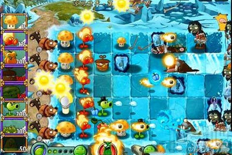 冰河世界第16天攻略,植物大战僵尸2冰河世界第16天过关经验分享