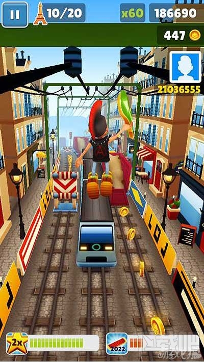 地铁跑酷不开挂能超过我成绩的人不超过三个