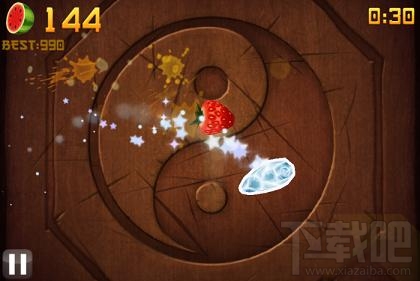 水果忍者1000分攻略