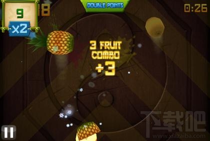 水果忍者1000分攻略