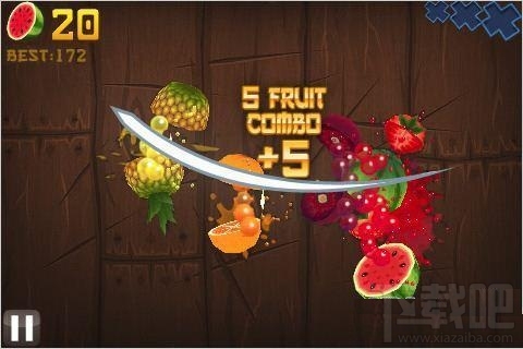 水果忍者1000分攻略