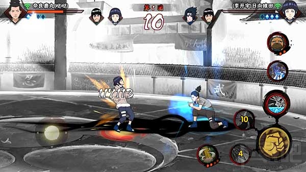 火影忍者手游决斗场玩法奈良鹿丸篇