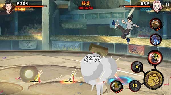 火影忍者手游决斗场玩法奈良鹿丸篇