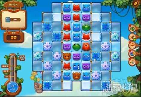 开心消消乐809关传送门改变布局