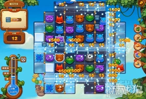 开心消消乐809关传送门改变布局