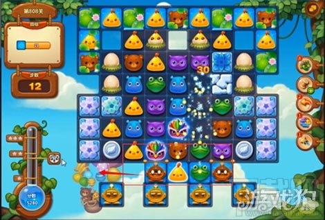 开心消消乐808关图文讲解过关技巧攻略
