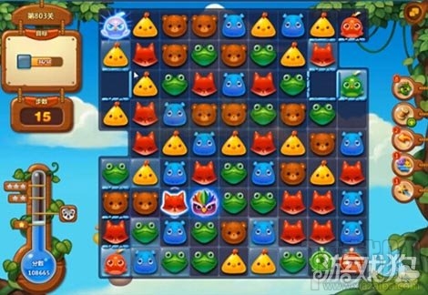 开心消消乐803关难点讲解消除技巧攻略