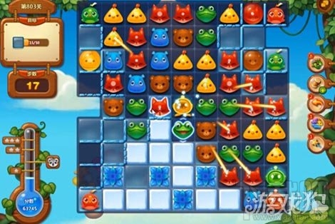 开心消消乐803关难点讲解消除技巧攻略