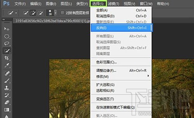 photoshop CC怎么快速反选?ps反选快捷键