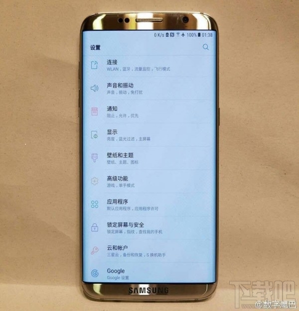 国外网友曝光三星Galaxy S8真机照
