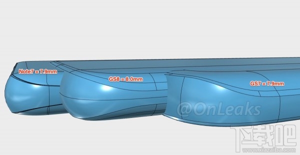 三星曝光Galaxy S8设计渲染图 摄像头几乎不凸起