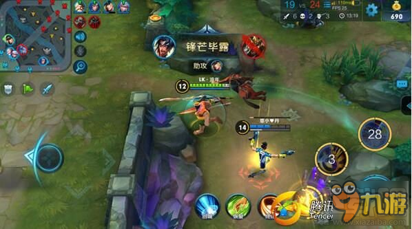 王者荣耀团战推土机项羽 想切后排先过我这关