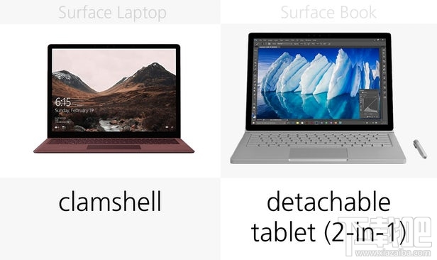 Surface Laptop和Surface Book规格参数对比